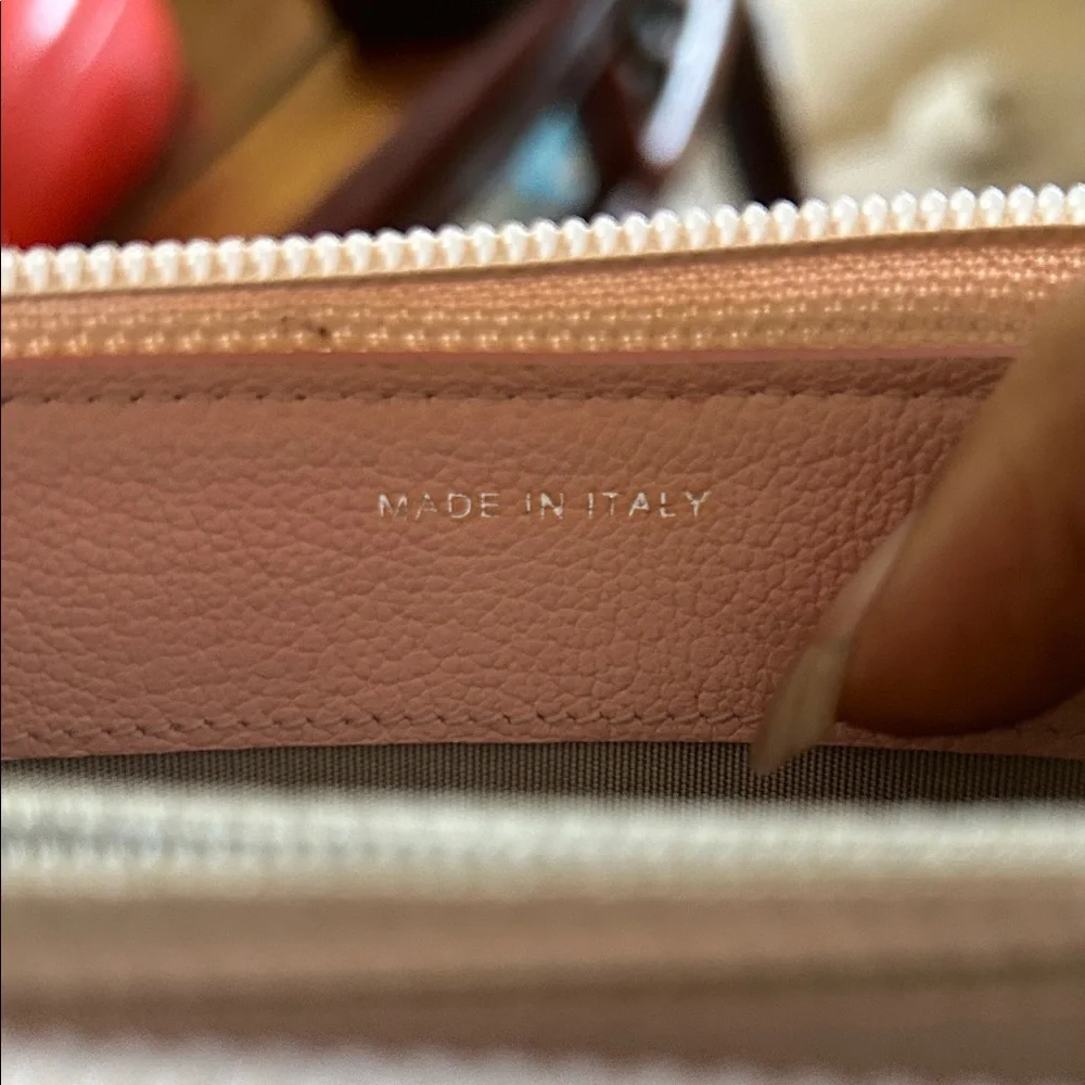 Chanel Pink Leather Wallet